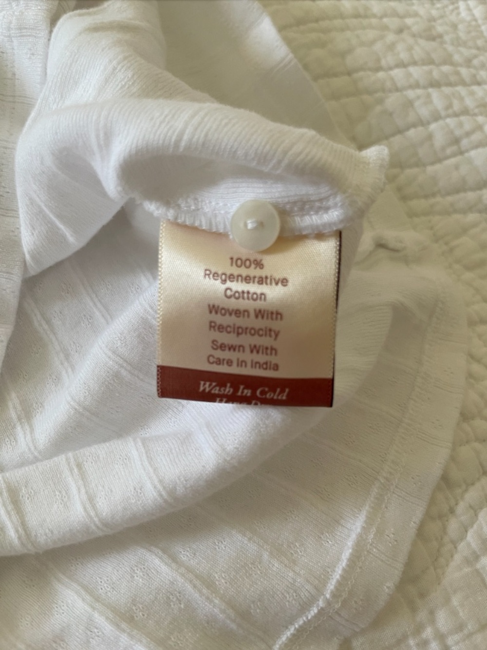 Christy Dawn Bridget Tee in Ivory Size S - Picture 7 of 8